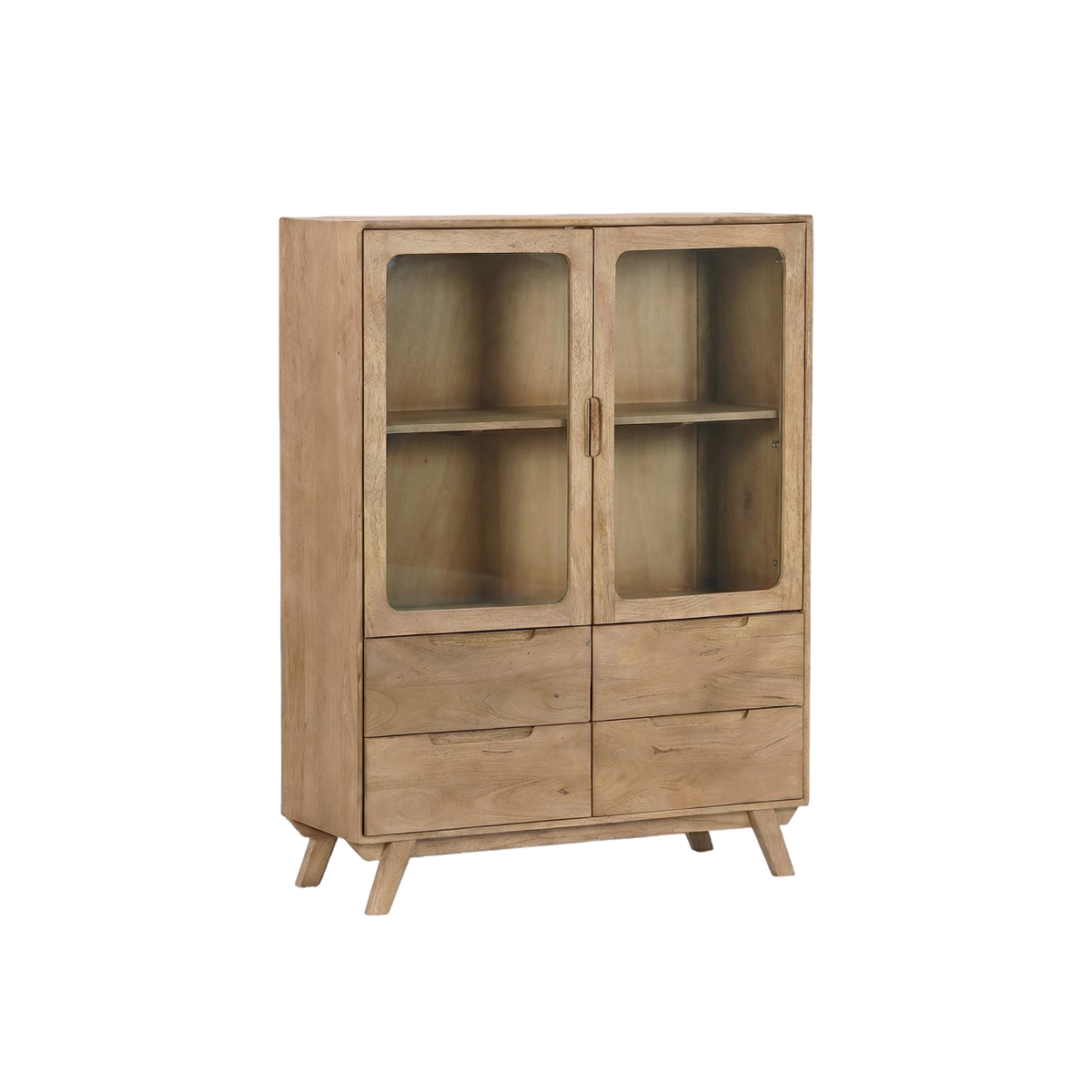 Vitrine en bois de manguier Folia