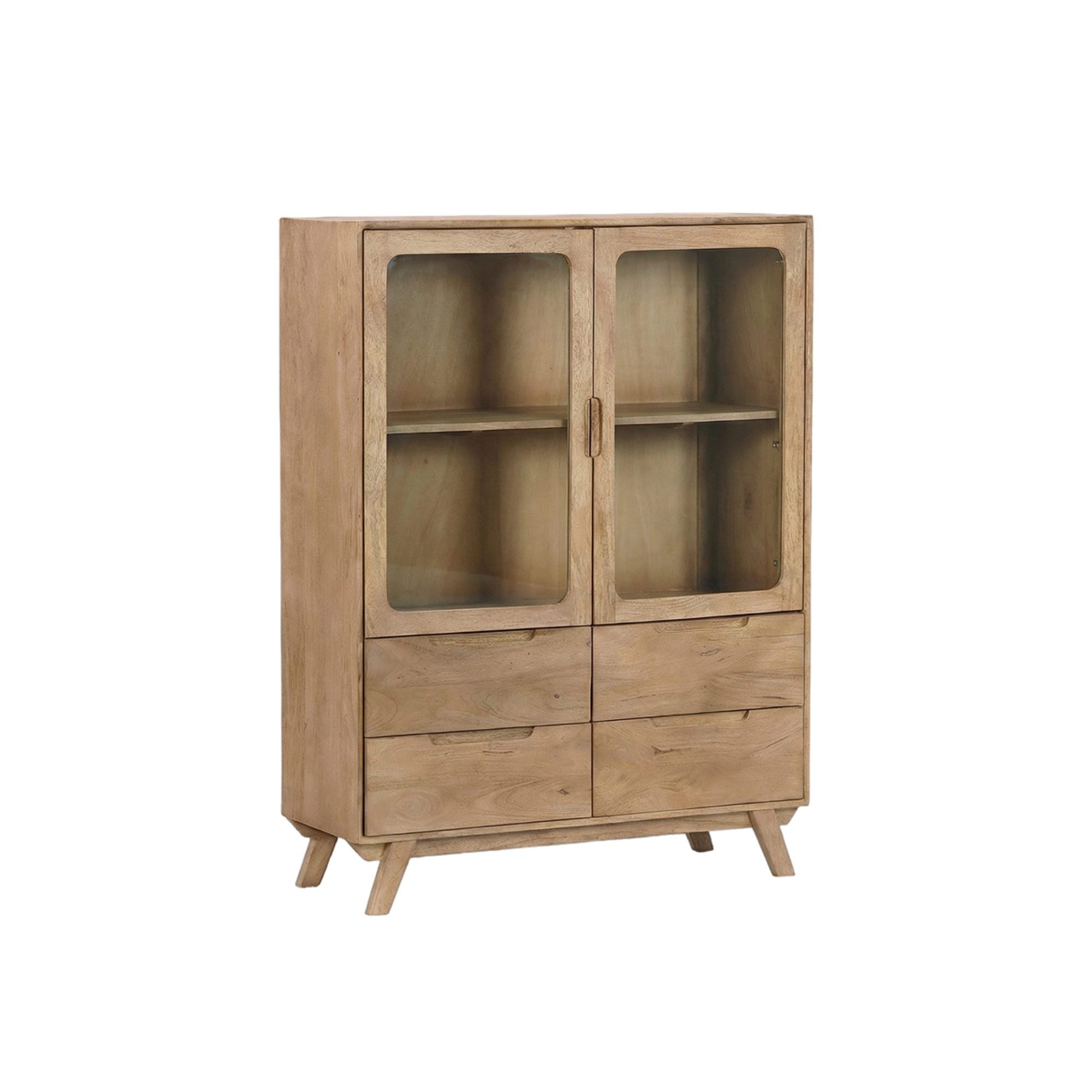Vitrine en bois de manguier Folia
