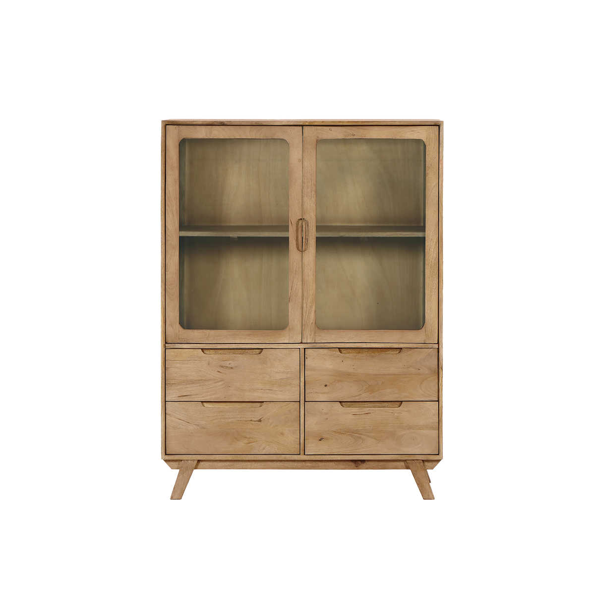 Vitrine en bois de manguier Folia