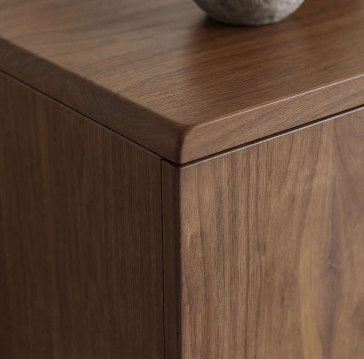 Meuble TV en bois de manguier foncé Warren