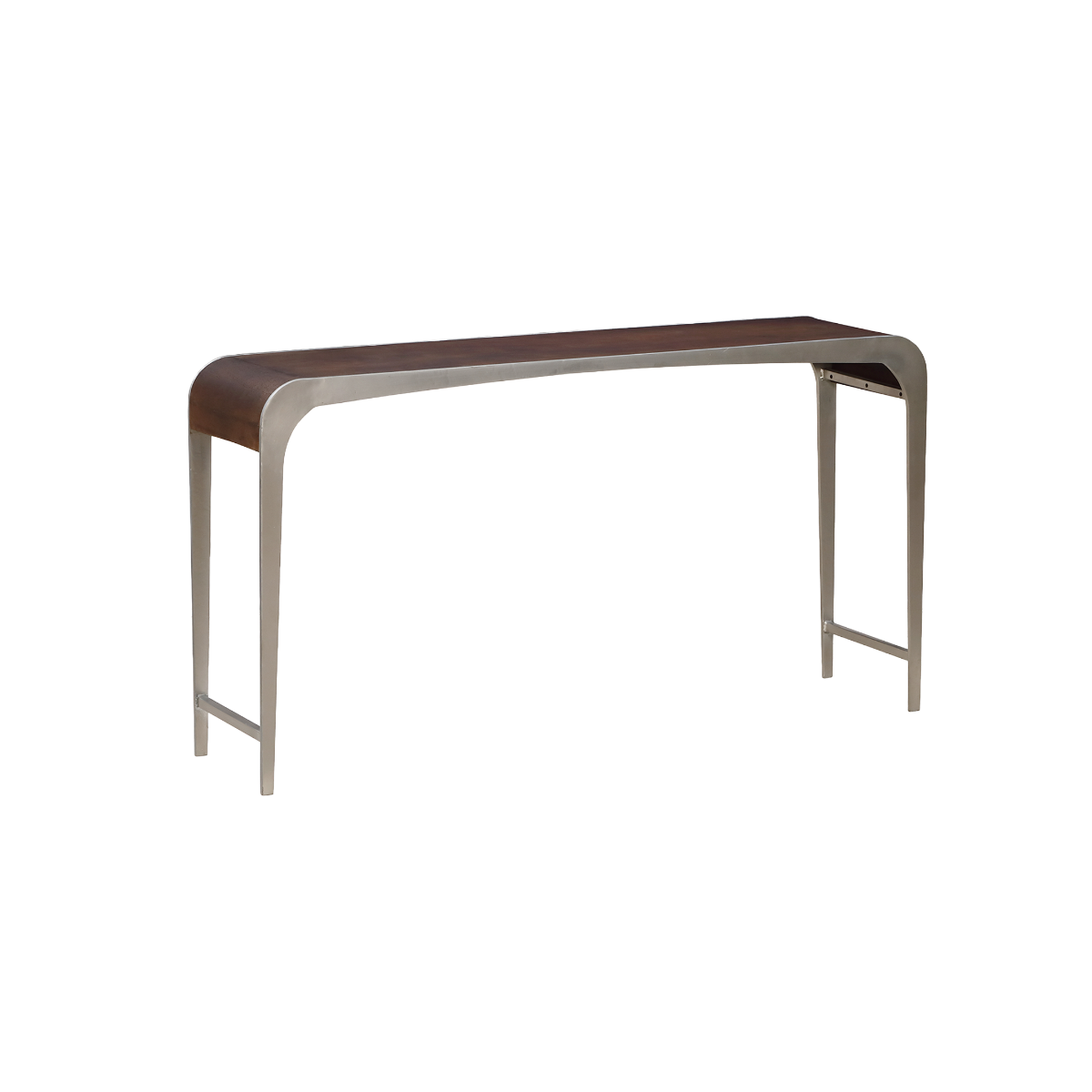 Console en bois de manguier et en métal Yolande