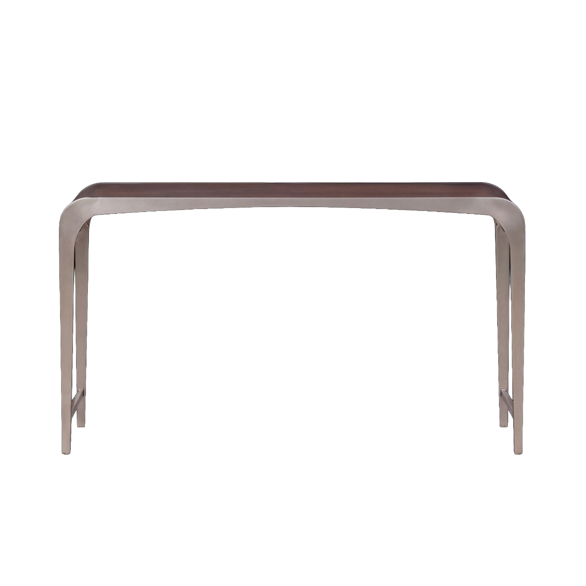 Console en bois de manguier et en métal Yolande