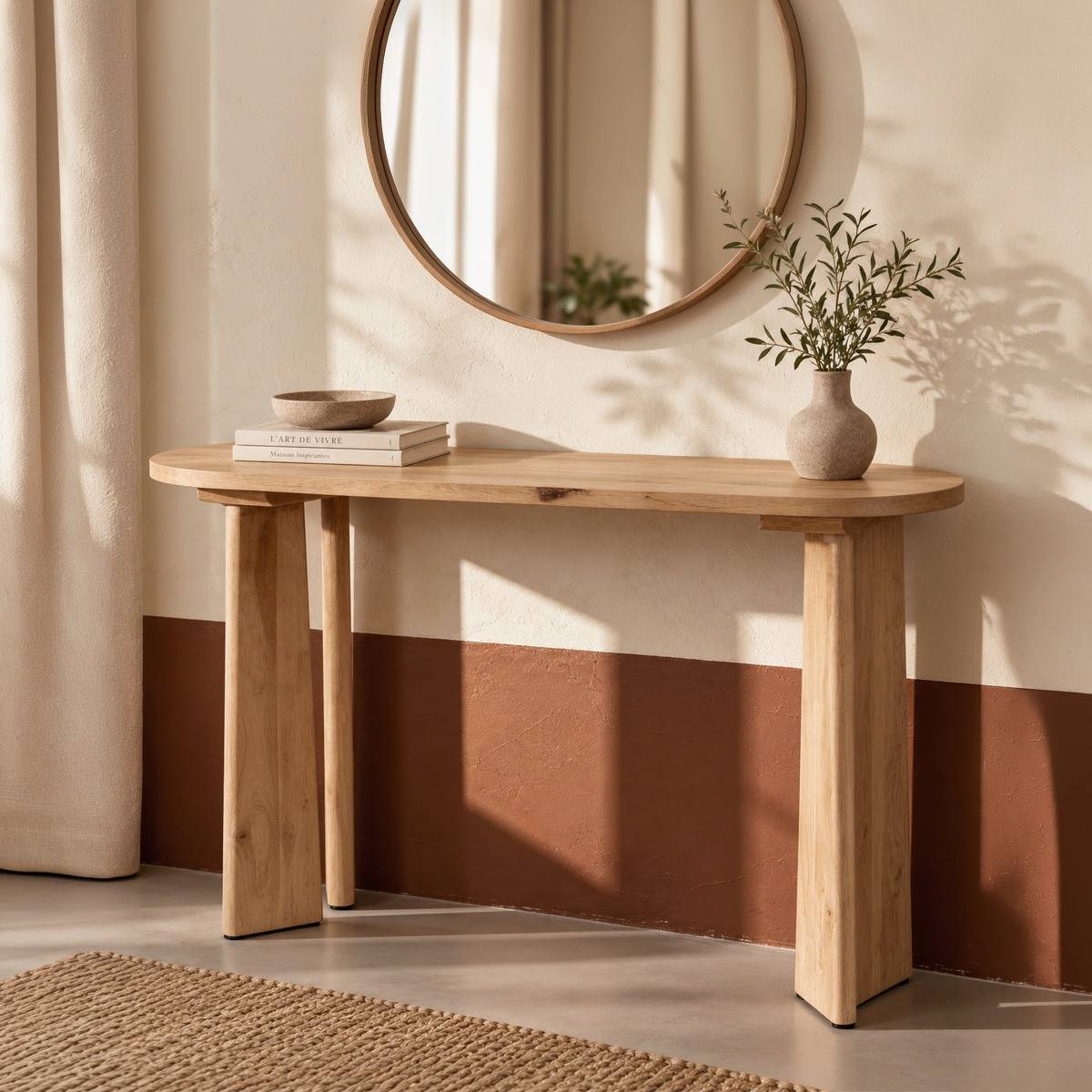 Console en bois de manguier Lilea