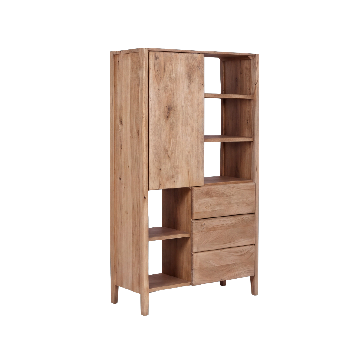 Bibliothèque en bois de manguier Frederica