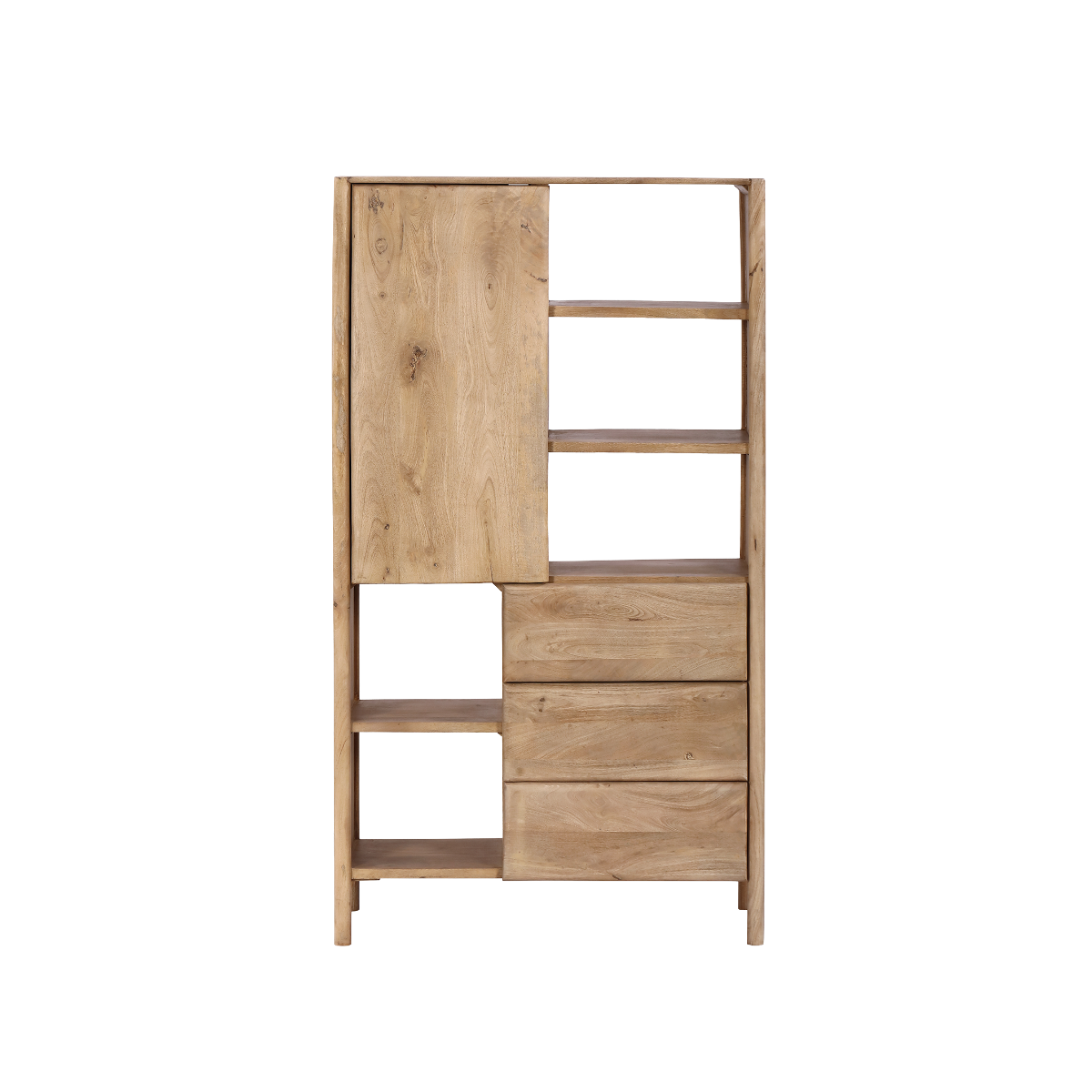 Bibliothèque en bois de manguier Frederica