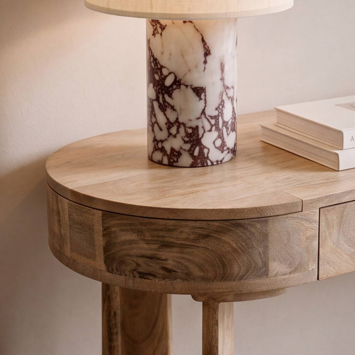Console en bois de manguier Luméya