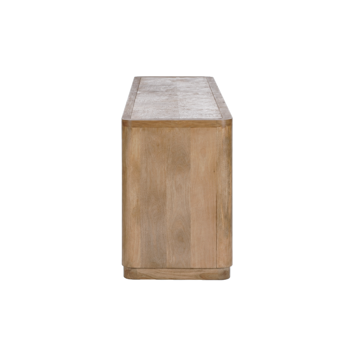 Buffet en bois de manguier et en marbre Luméya