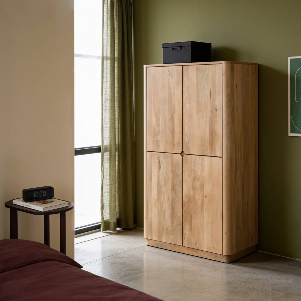 Armoire en bois de manguier Luméya
