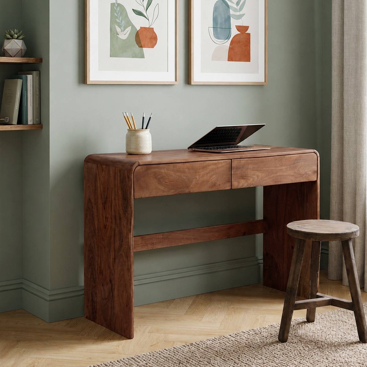 Bureau en bois de manguier Virelya