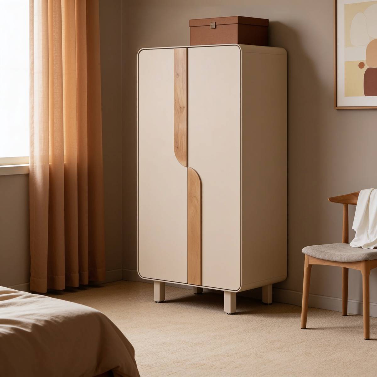 Armoire en bois de manguier Kézia