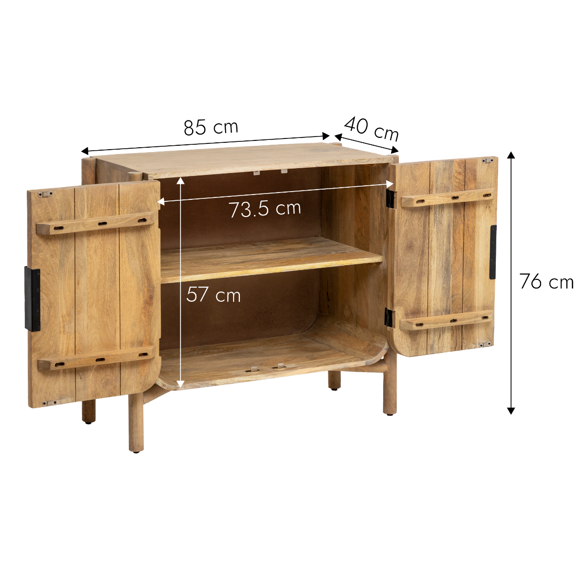 Petit buffet en bois de manguier Nova