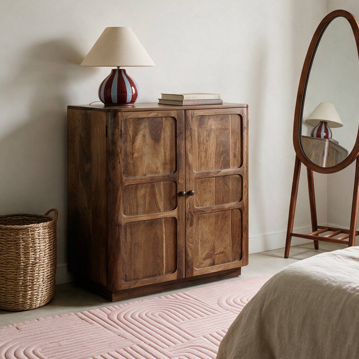 Armoire en bois d'acacia Kaléo
