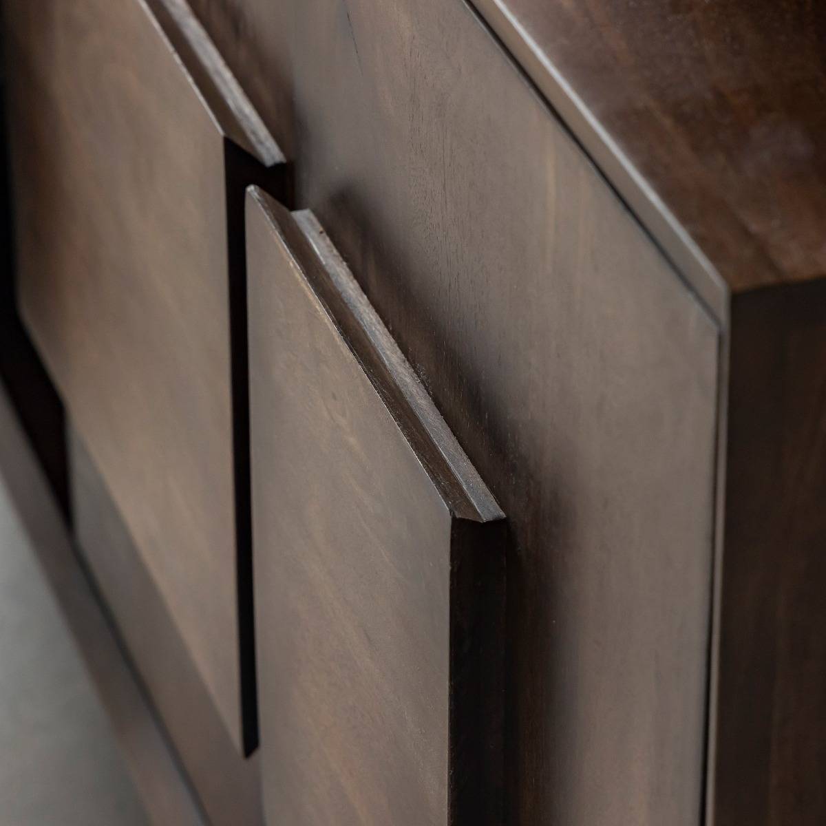 Buffet en bois de manguier foncé Hestia