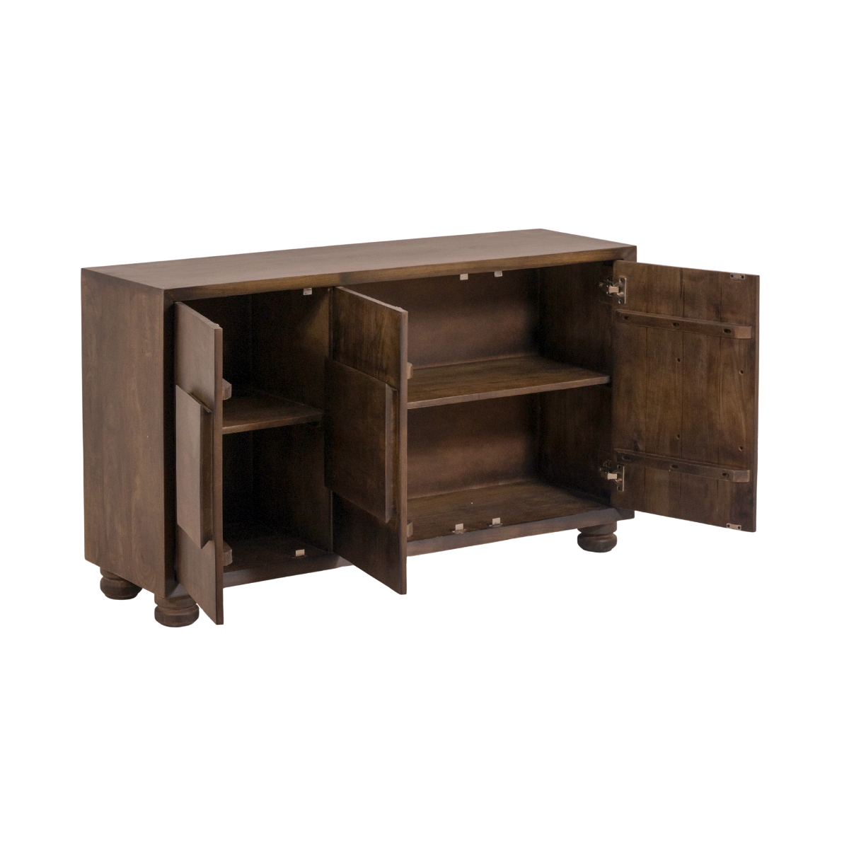 Buffet en bois de manguier foncé Hestia