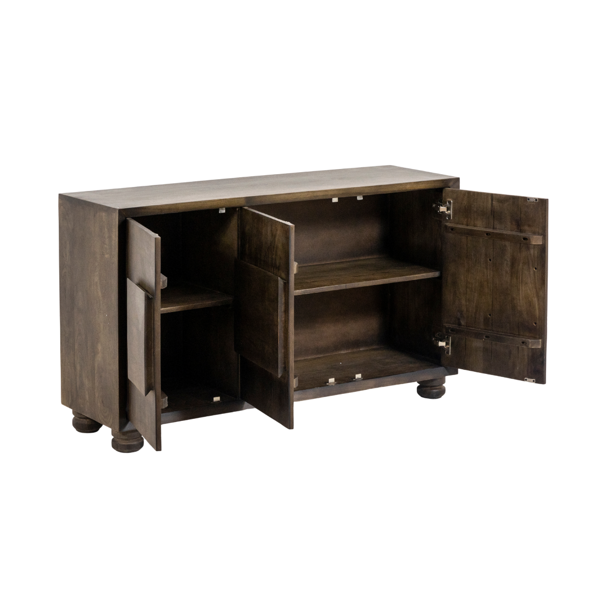 Buffet en bois de manguier foncé Hestia