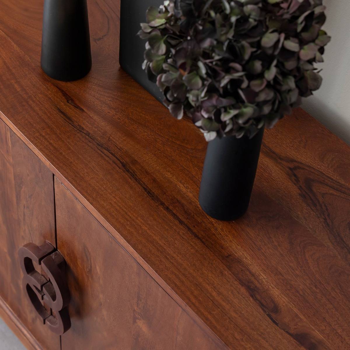 Buffet 3 portes en bois d'acacia Quilla