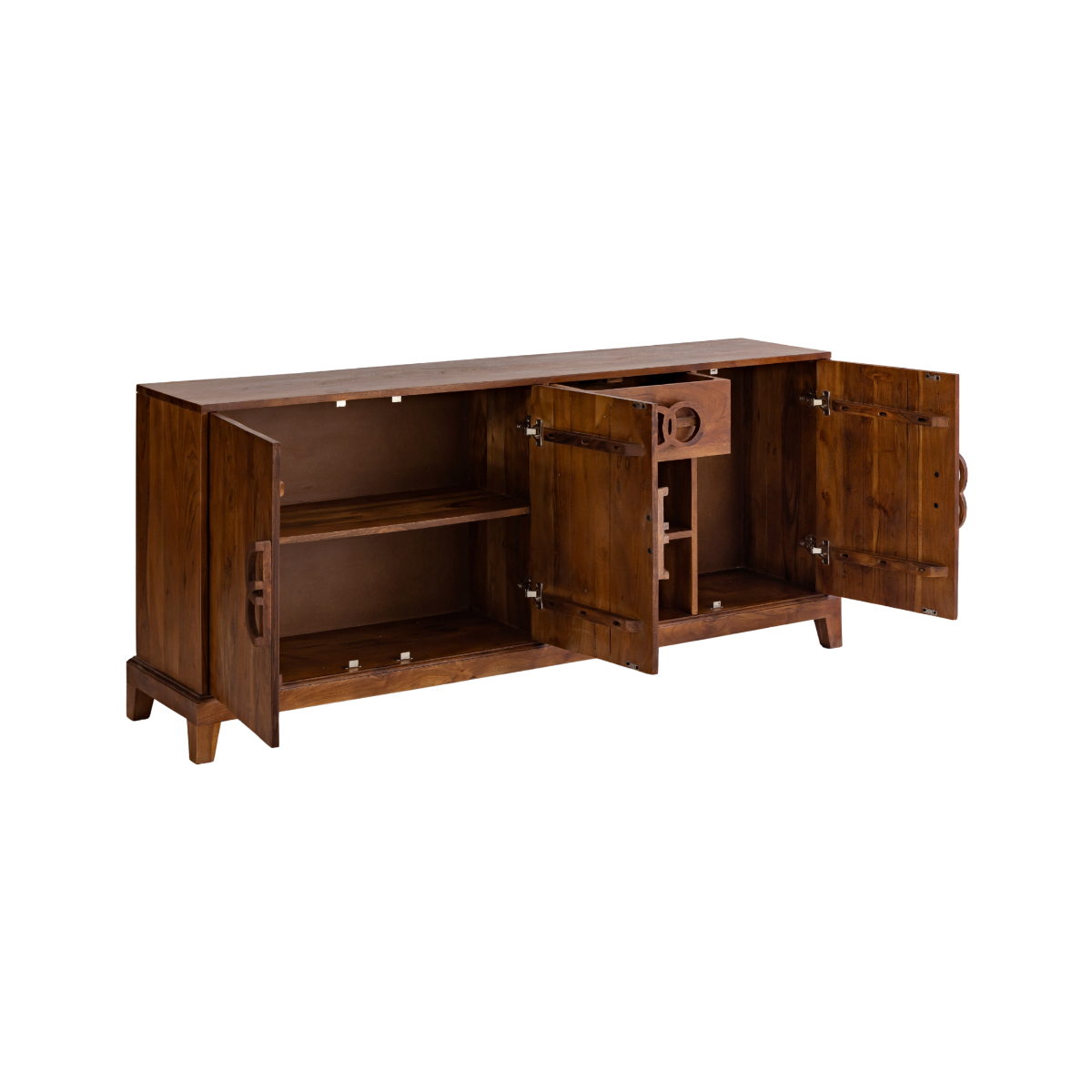 Buffet 3 portes en bois d'acacia Quilla