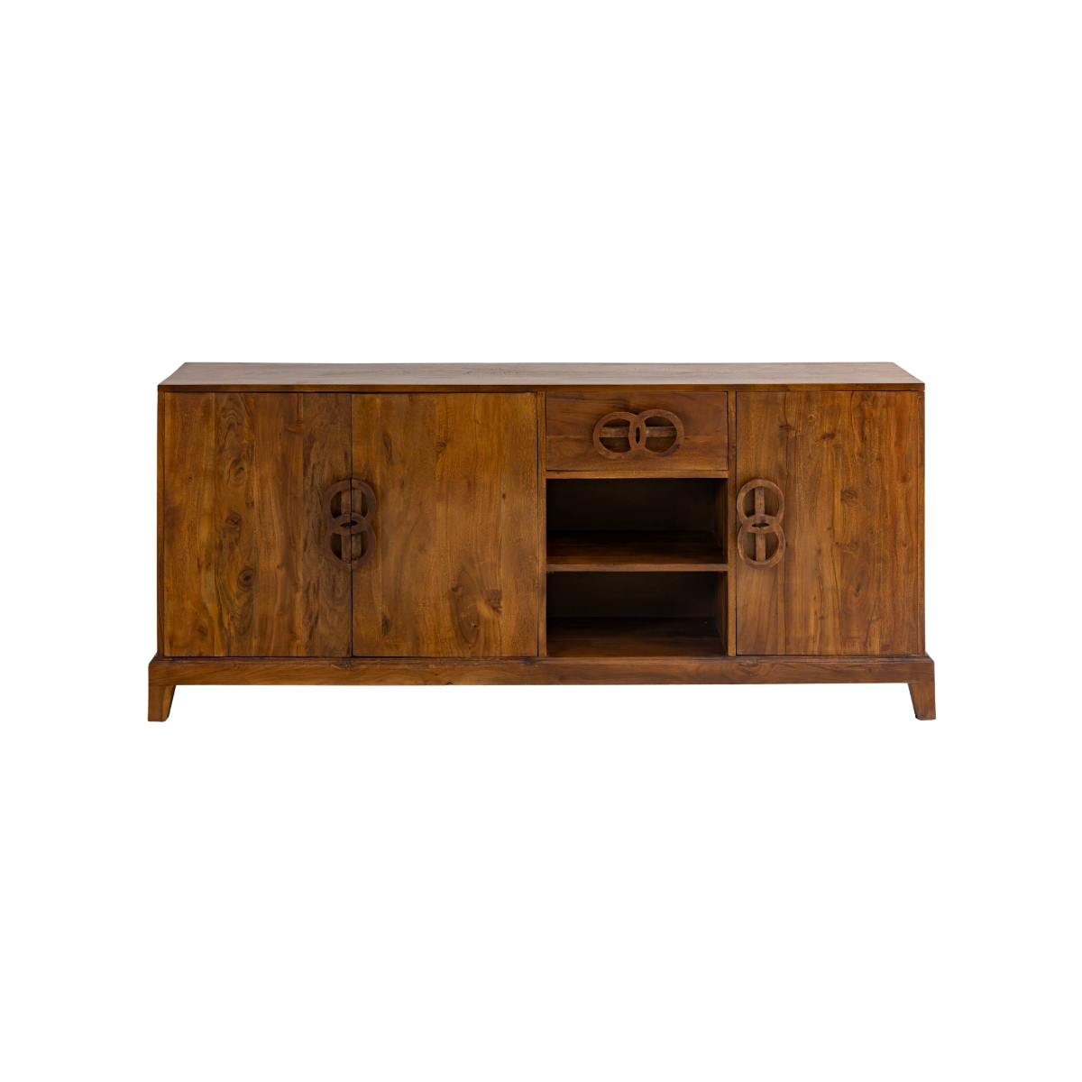 Buffet 3 portes en bois d'acacia Quilla
