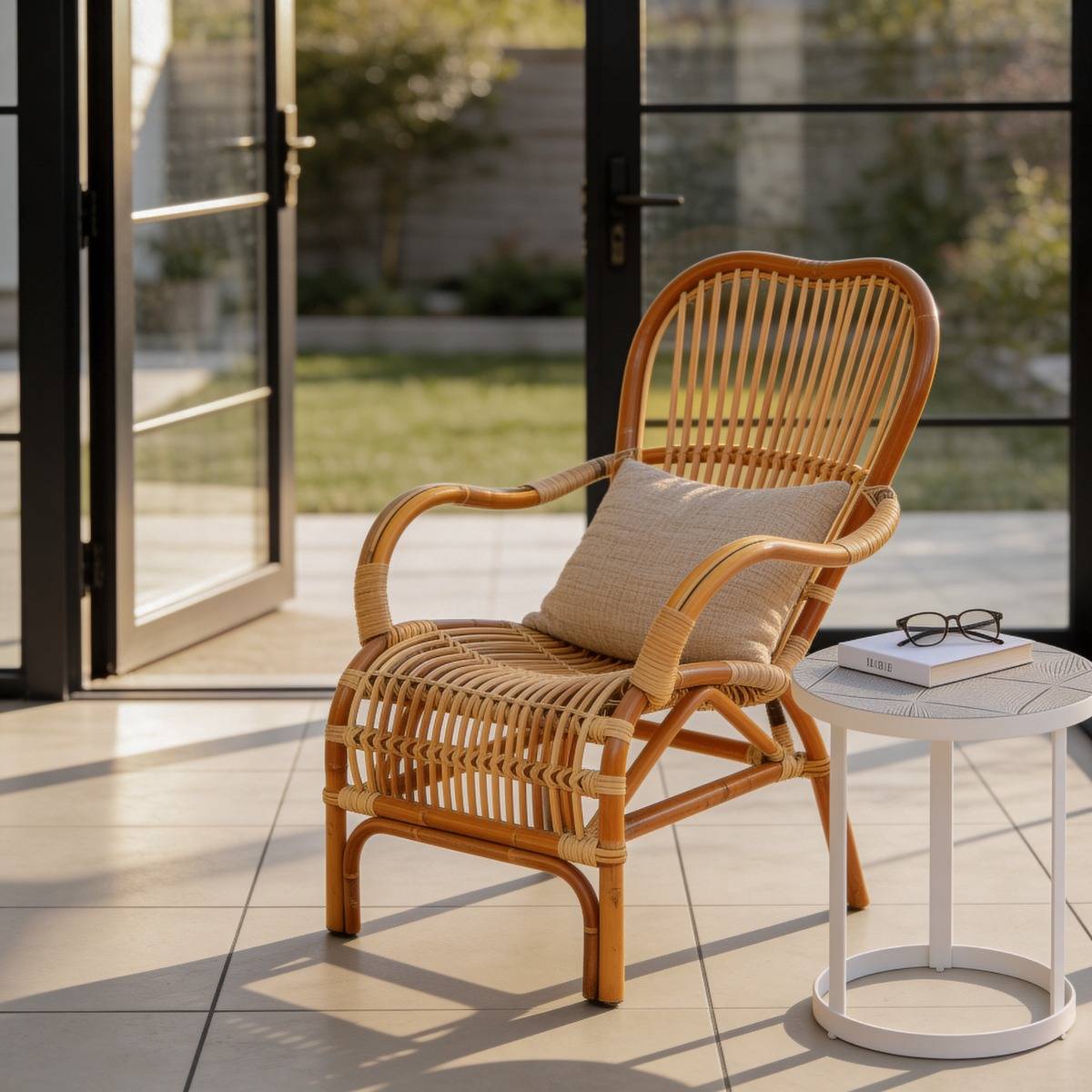 Fauteuil de jardin en rotin Rattan