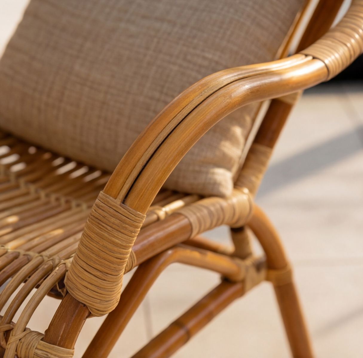 Fauteuil de jardin en rotin Rattan