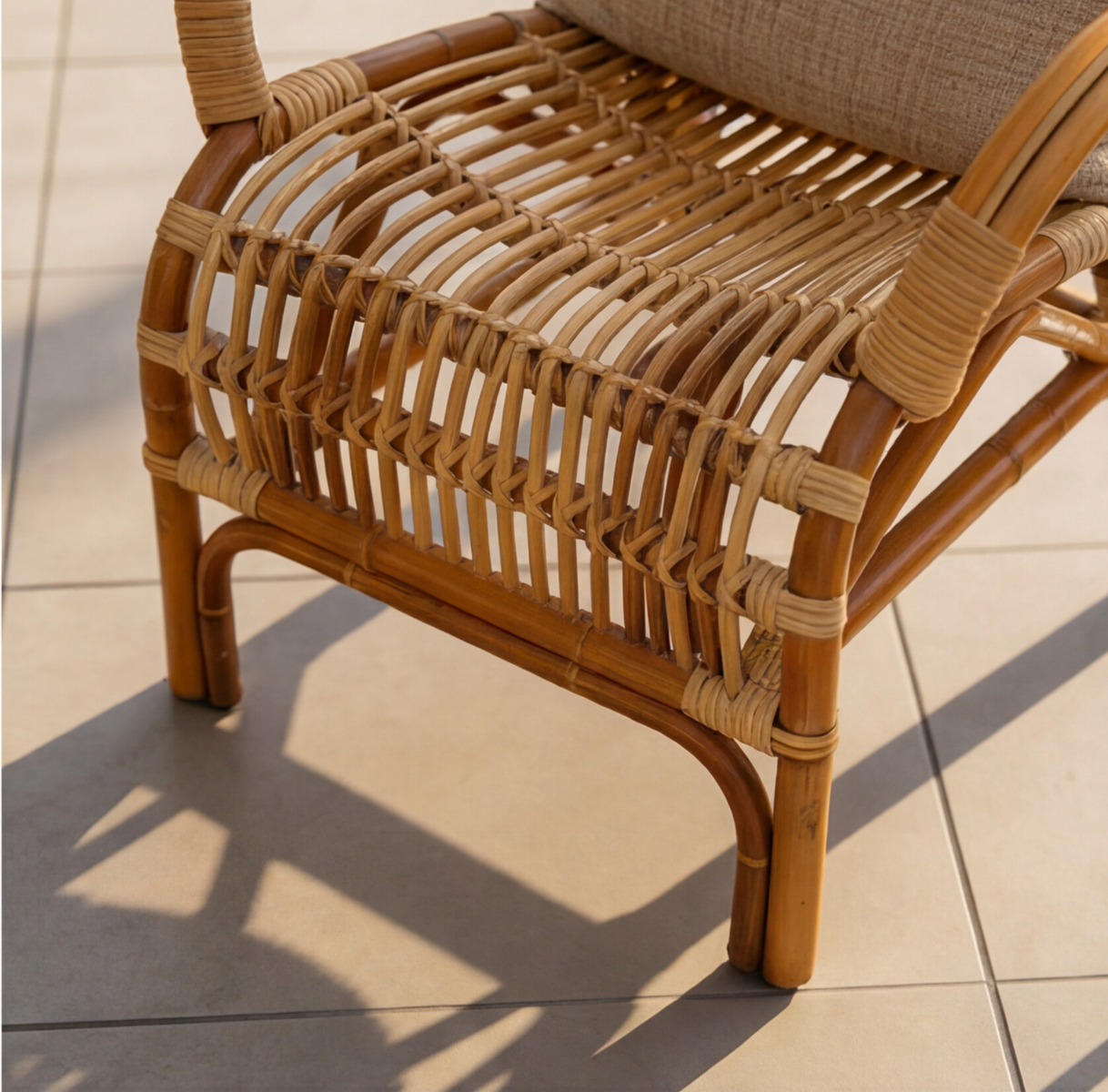 Fauteuil de jardin en rotin Rattan