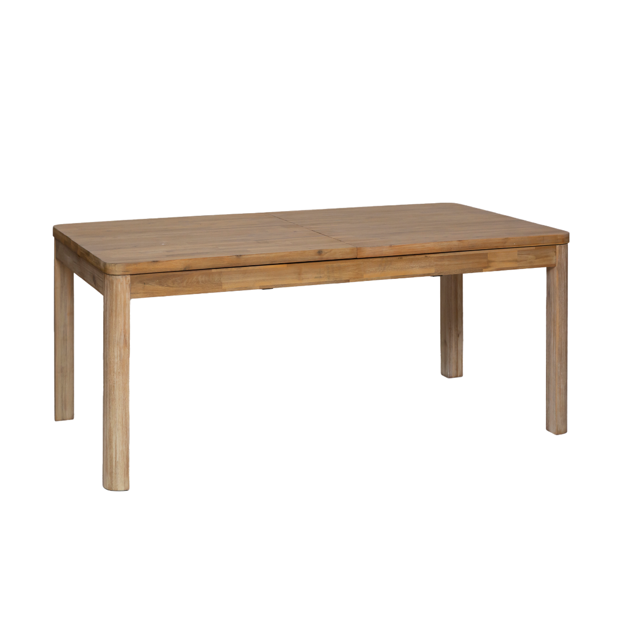 Table à manger rectangle en bois avec allonges en acacia Marin