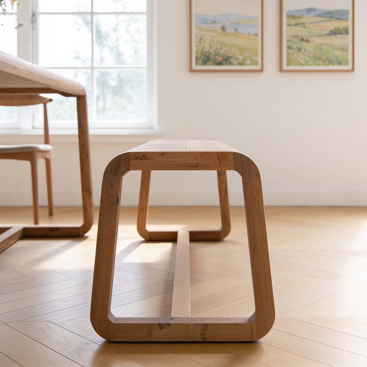 Banc en bois d'acacia Kalani