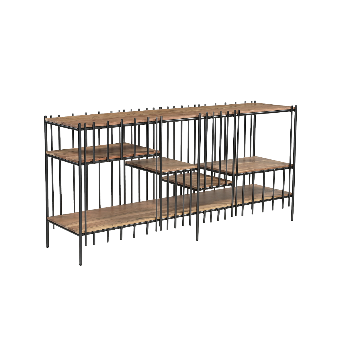 Console en bois d'acacia et métal 160 cm Avalia