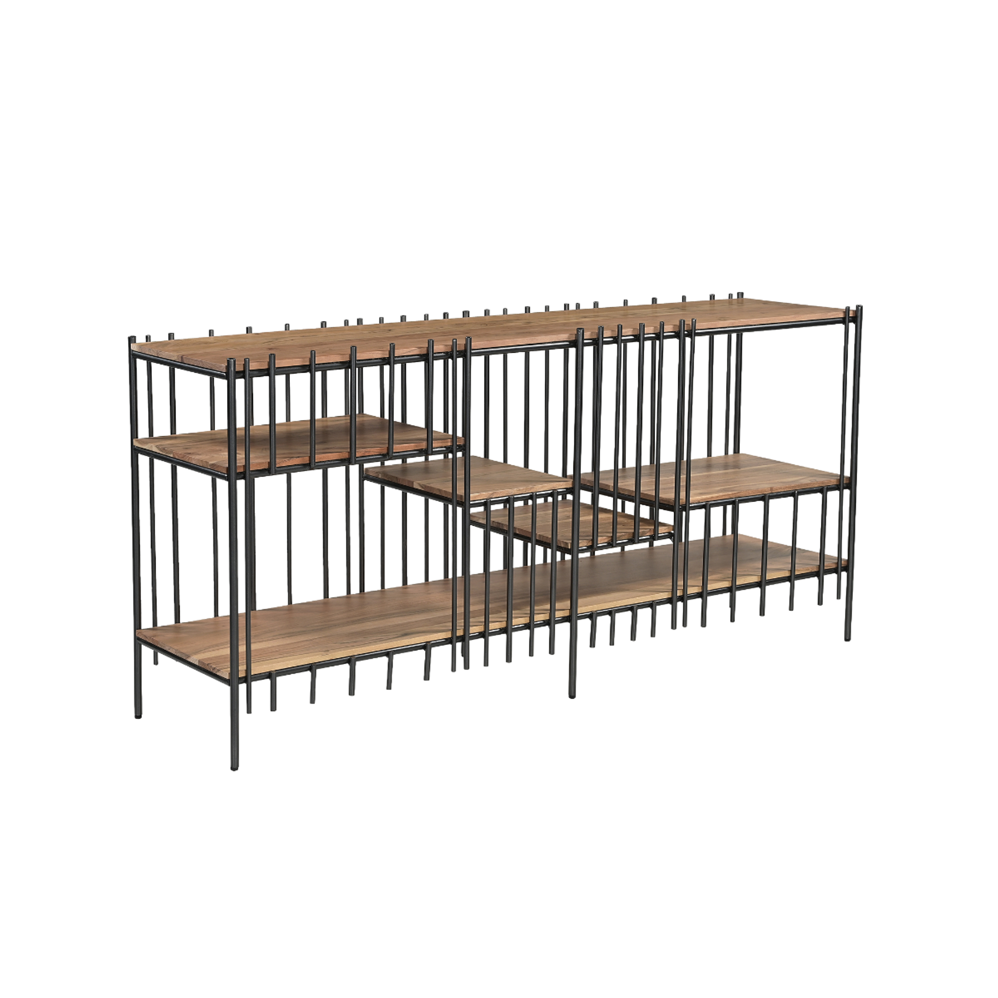 Console en bois d'acacia et métal 160 cm Avalia