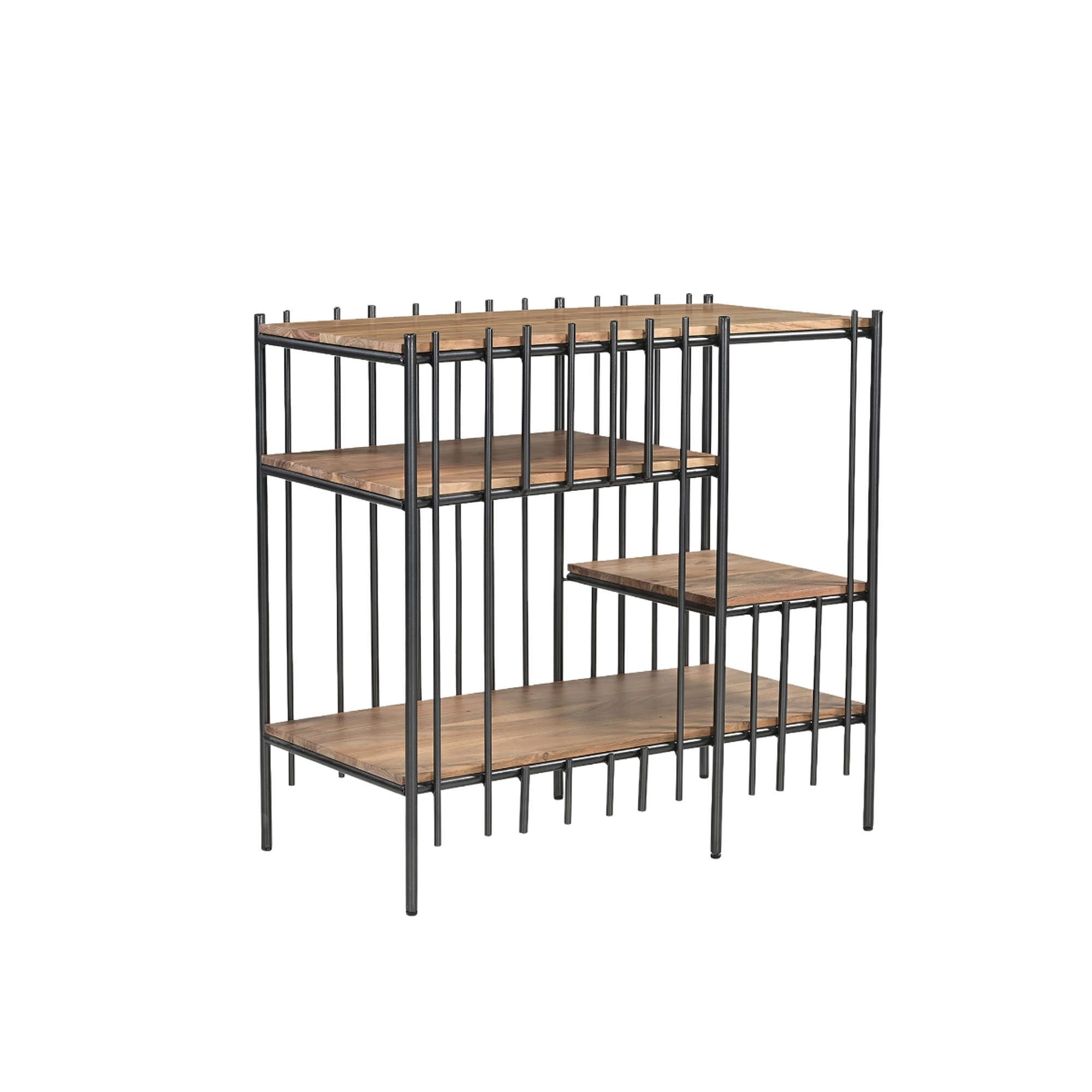 Console en bois d'acacia et métal 80 cm Avalia