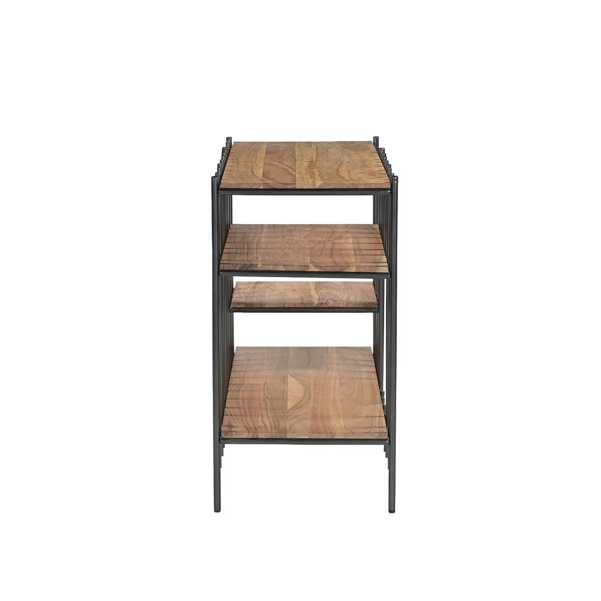 Console en bois d'acacia et métal 80 cm Avalia