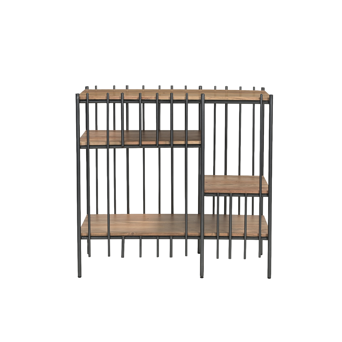 Console en bois d'acacia et métal 80 cm Avalia