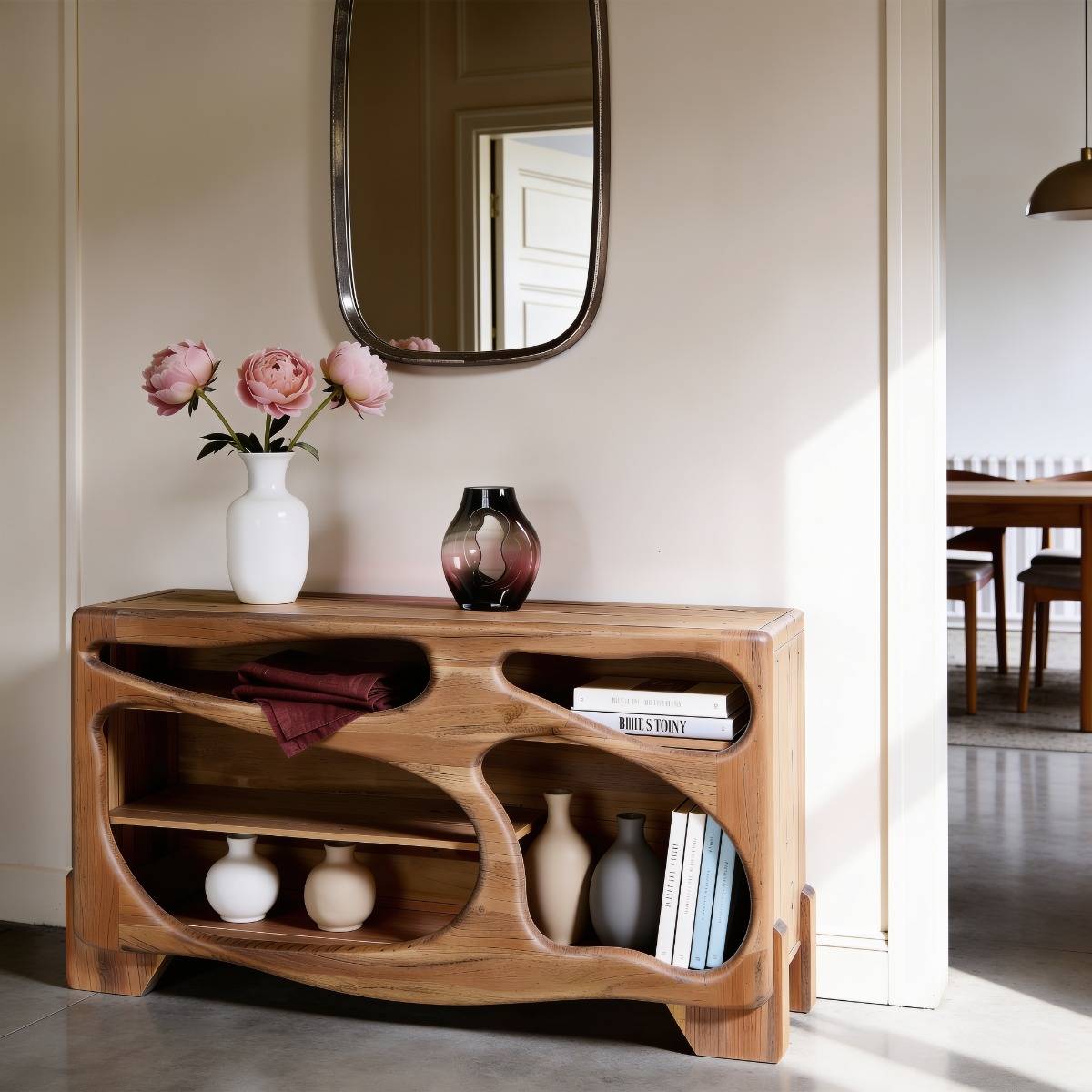 Buffet en bois d'acacia Trinite