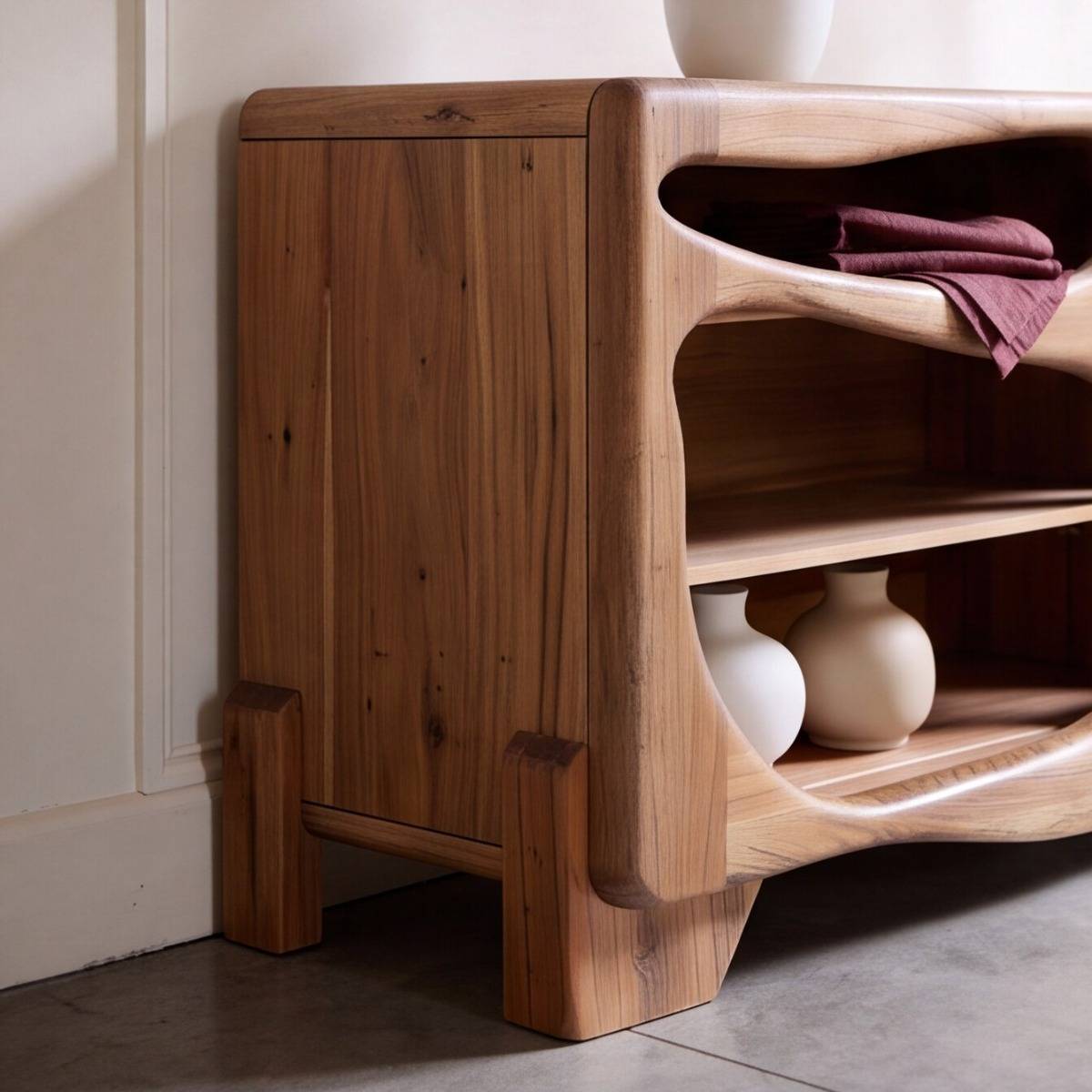 Buffet en bois d'acacia Trinite