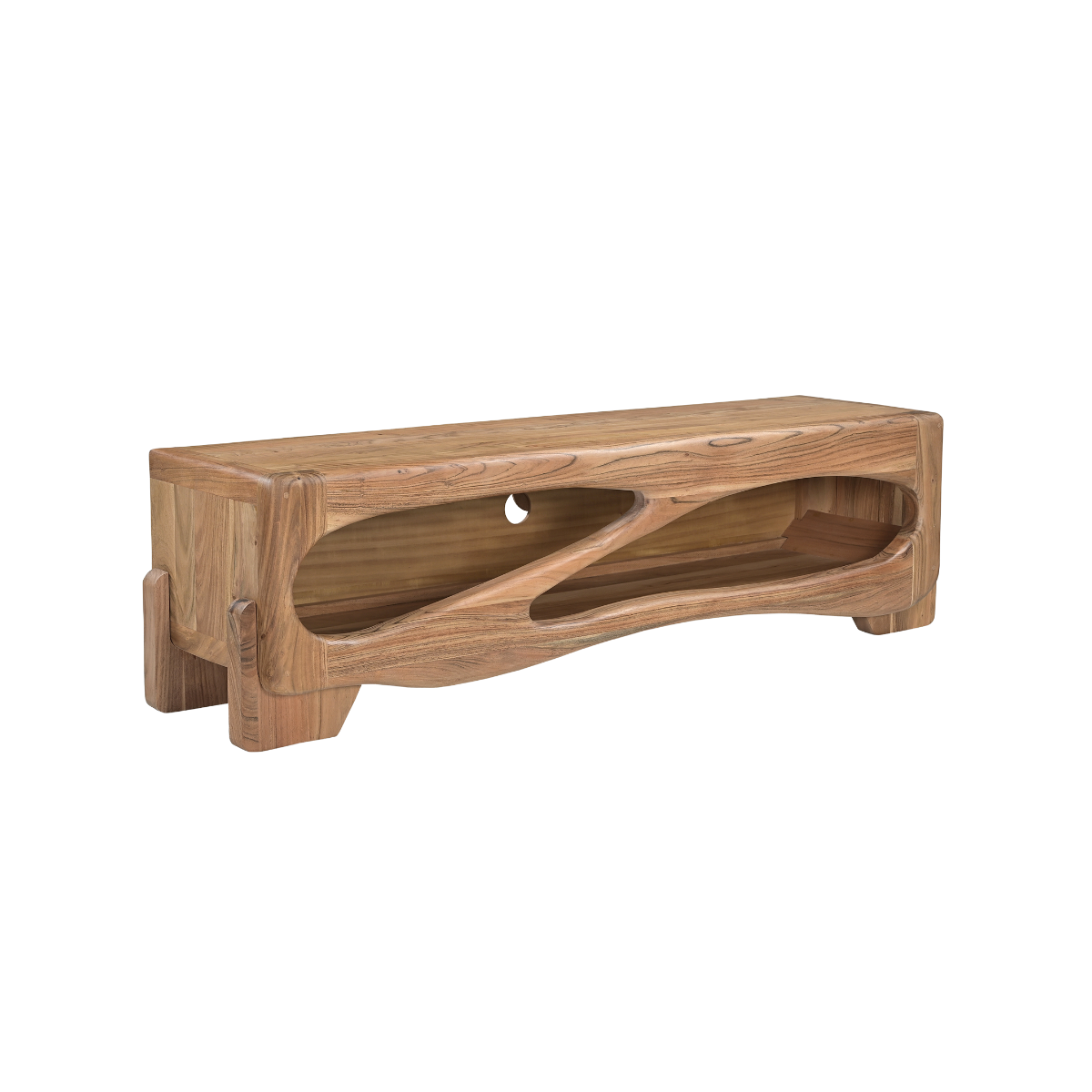 Meuble TV en bois d'acacia Trinite