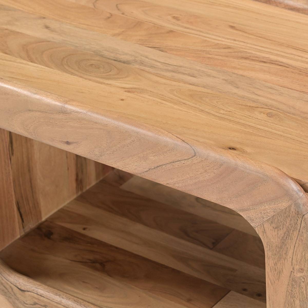 Meuble TV en bois d'acacia Trinite
