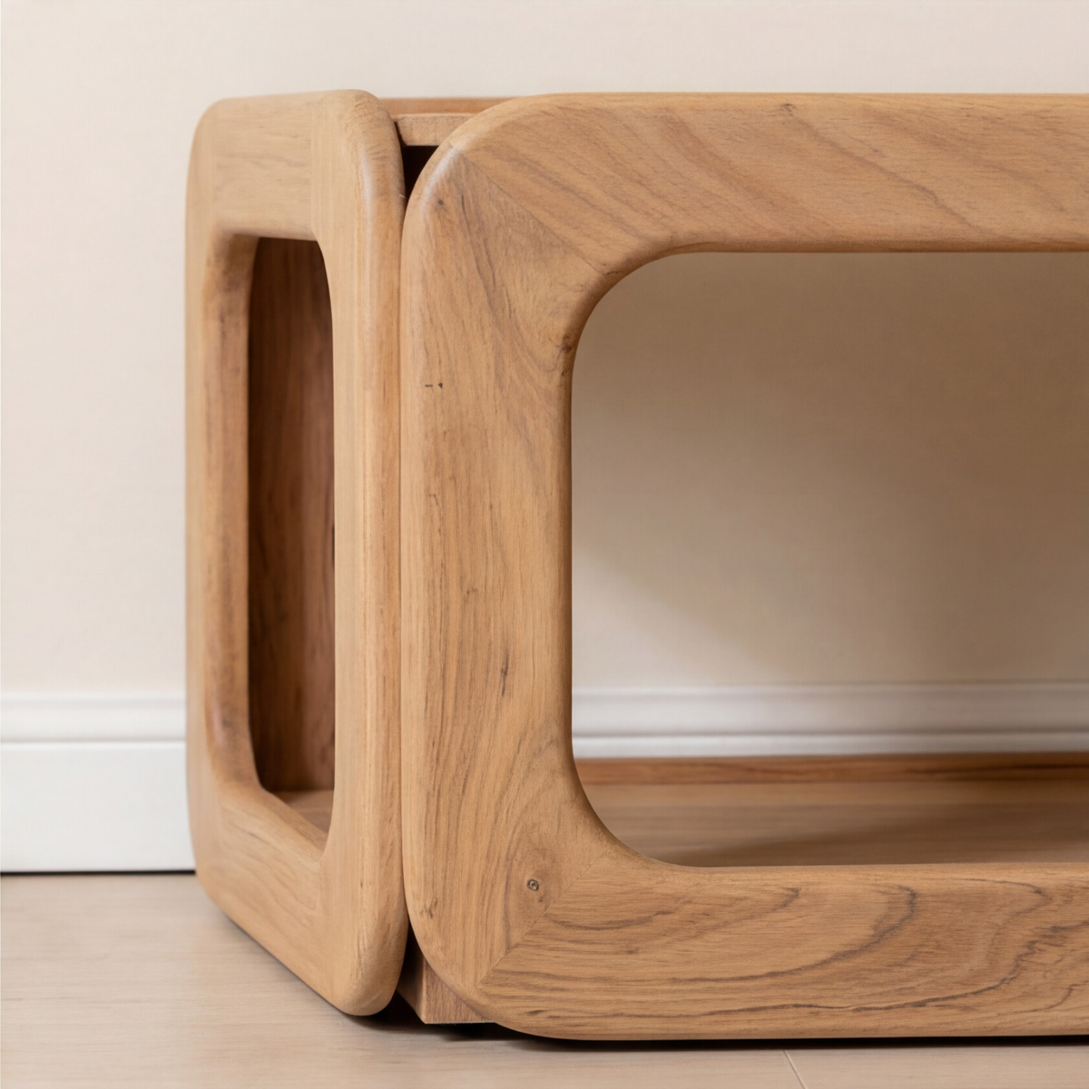 Meuble TV en bois d'acacia Trinite