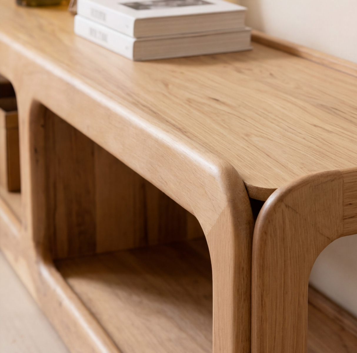 Meuble TV en bois d'acacia Trinite