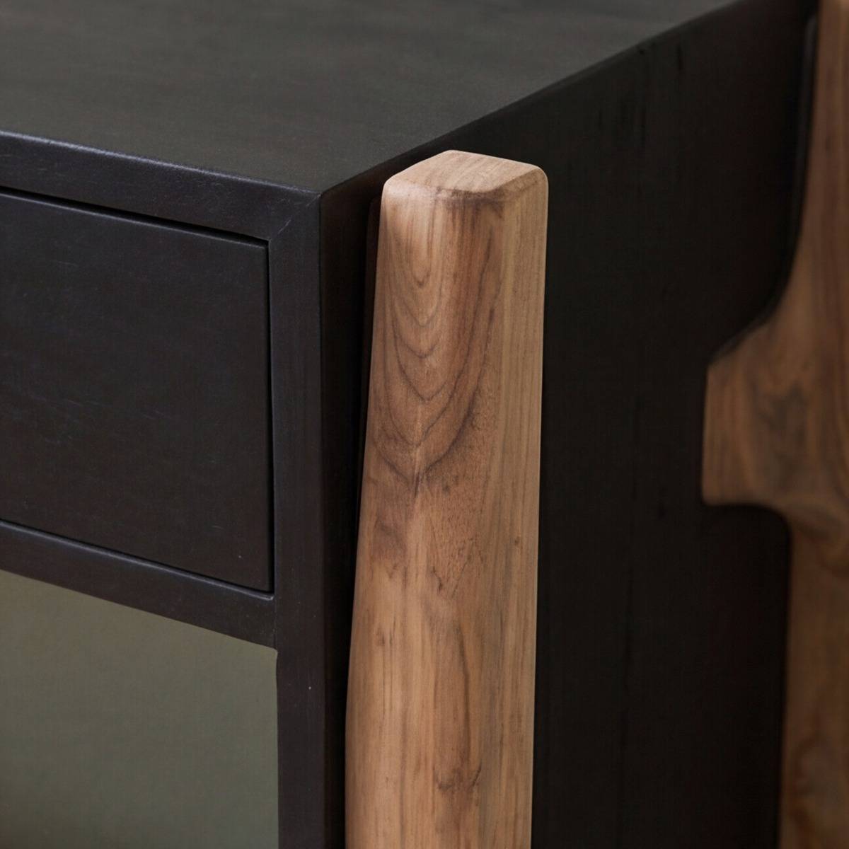 Console en bois de manguier et pieds en acacia Imani