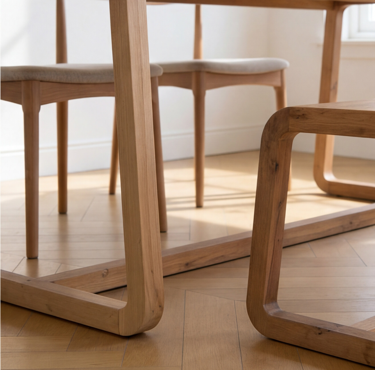 Table à manger en bois d'acacia Kalani