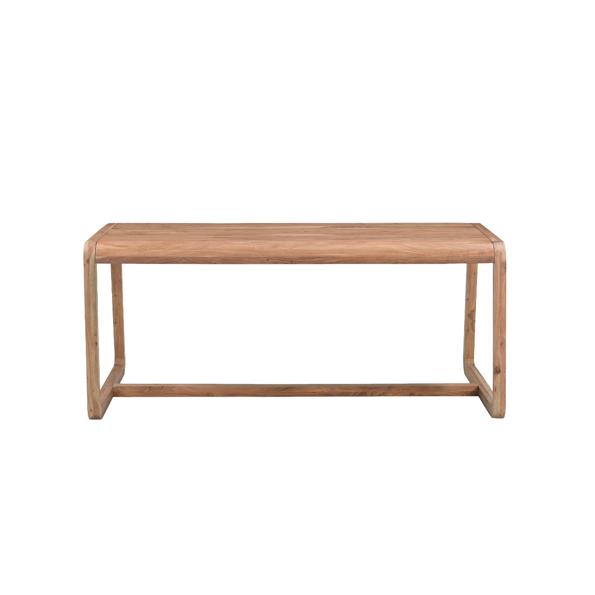 Table à manger + 2 bancs en bois d'acacia Kalani