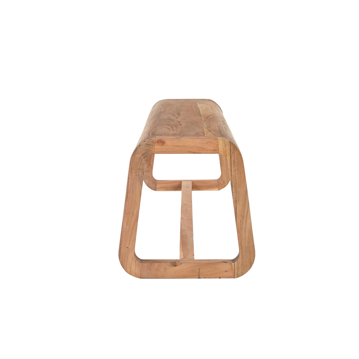 Table à manger + 2 bancs en bois d'acacia Kalani